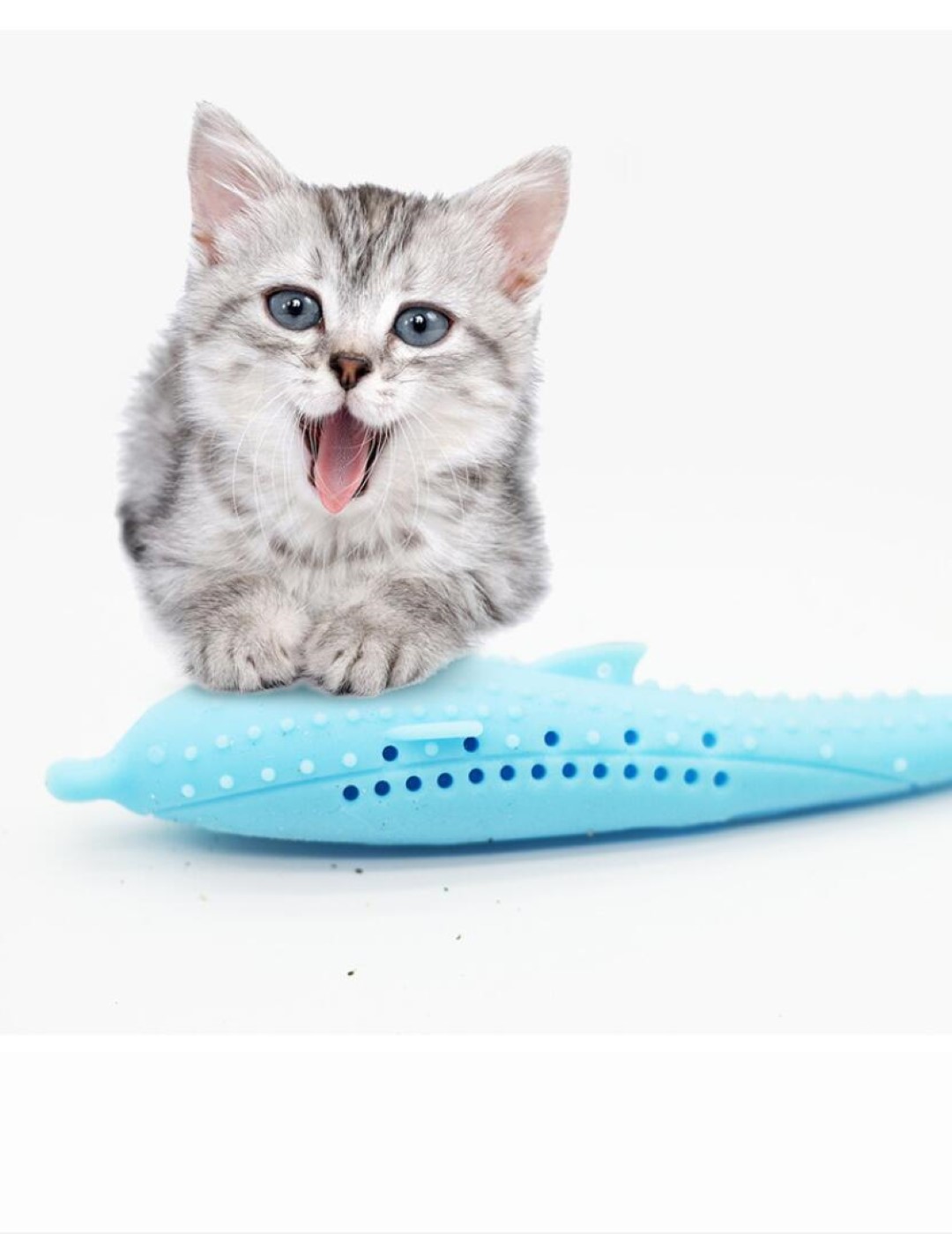 Silicone Cat Fish Chew Toy 3