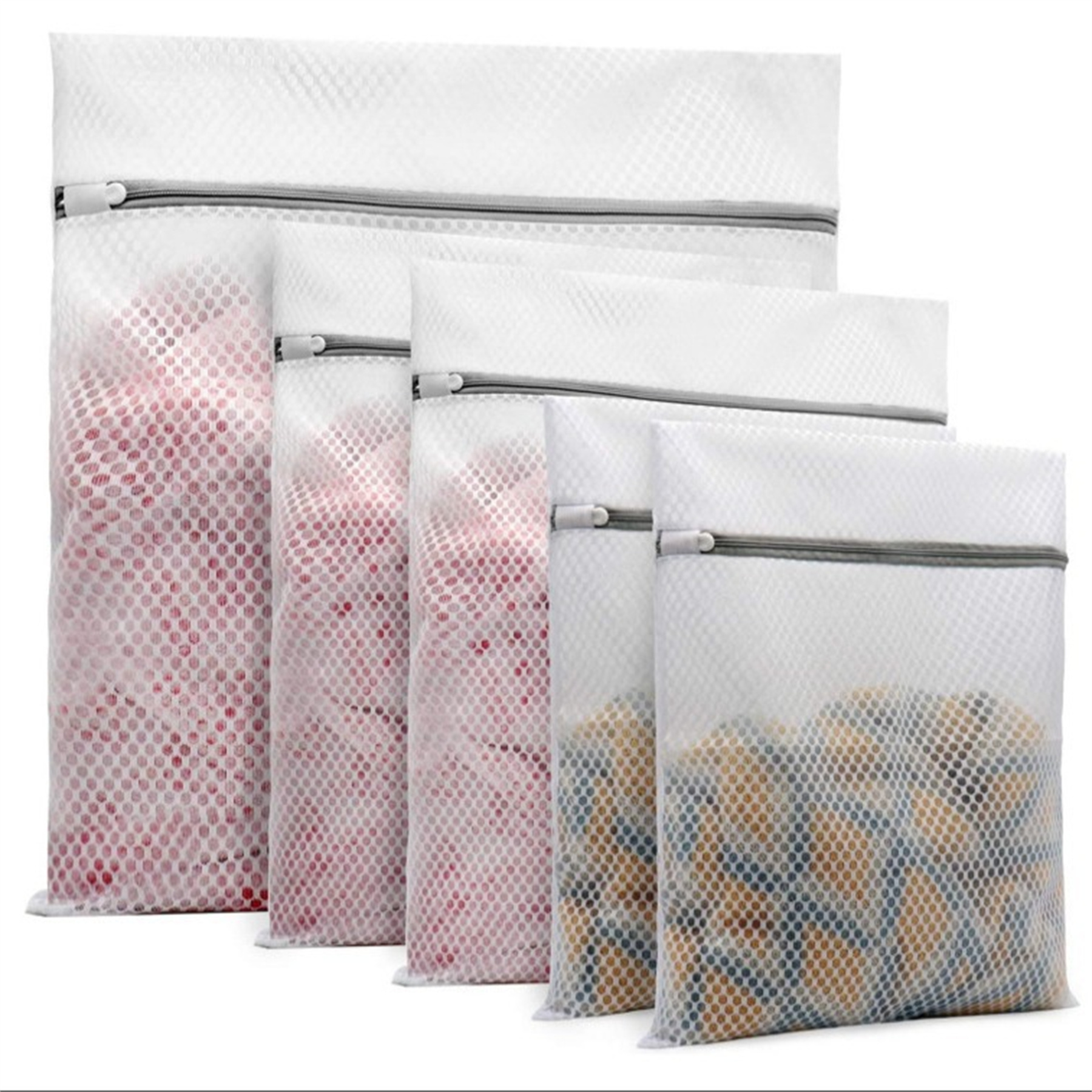 Durable Honeycomb Mesh Laundry Bags 1