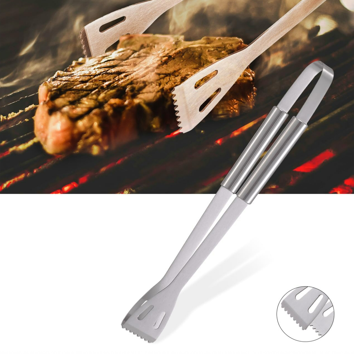 3 Piece Stainless Steel BBQ Tool Set with Carry Case 7