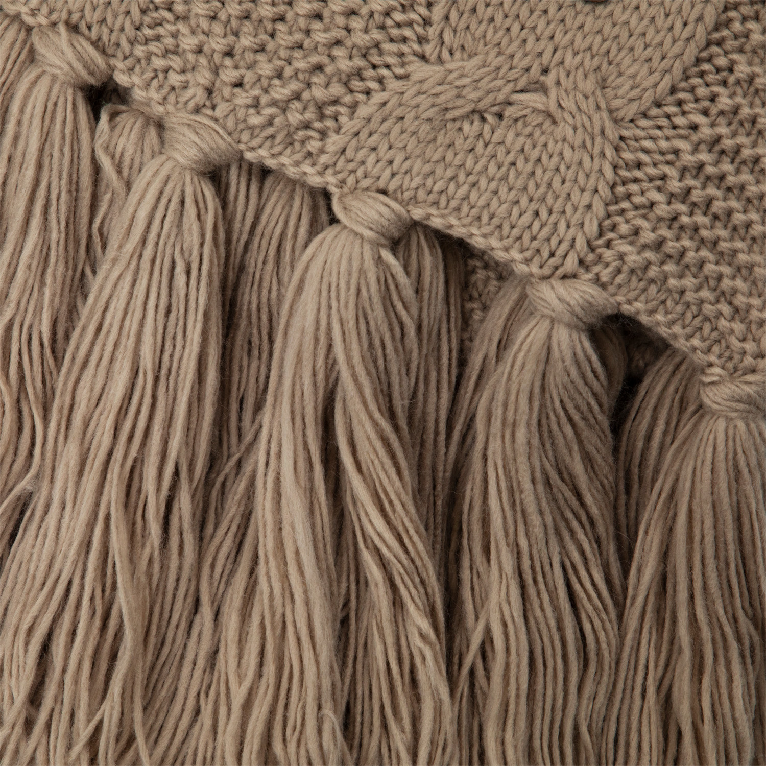 50x60 Chunky Knit with 9 fringes 2