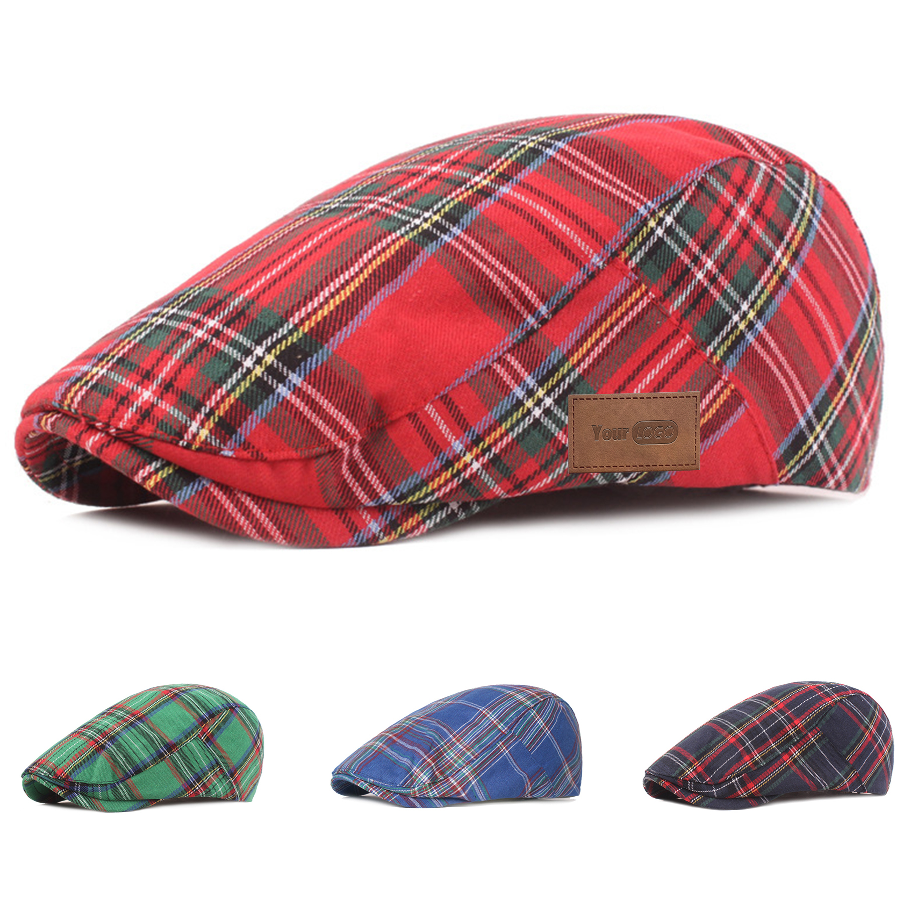 Men's Cotton Flat Ivy Gatsby Newsboy Driving Hat 3