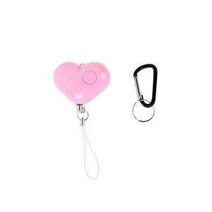 Lanyard Heart Safety Alarm Keychain With LED Light And 120DB Panic Sound 16