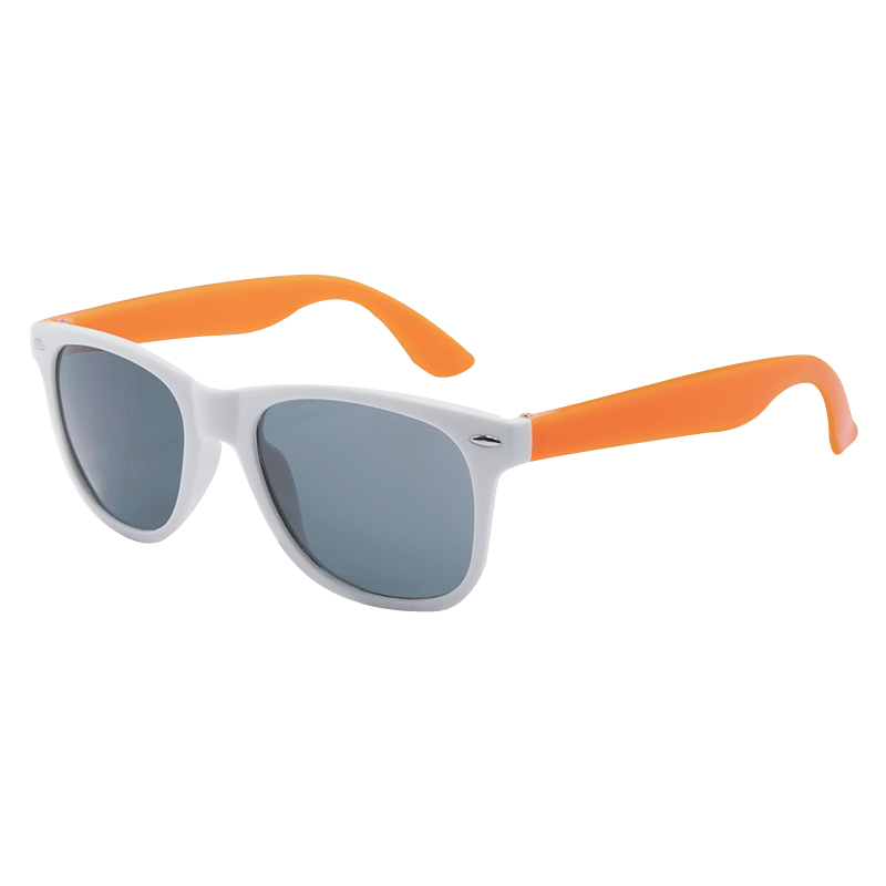 Custom White Frame Plastic Sunglasses 21