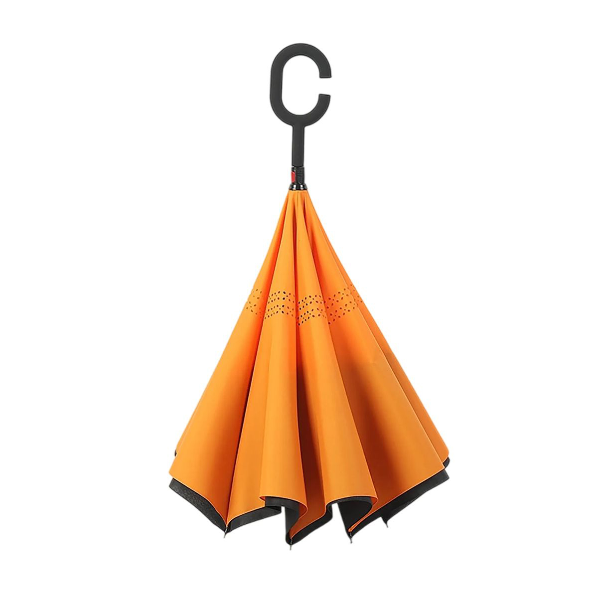Durable Pongee Inversion Umbrella with Fiberglass Frame 19