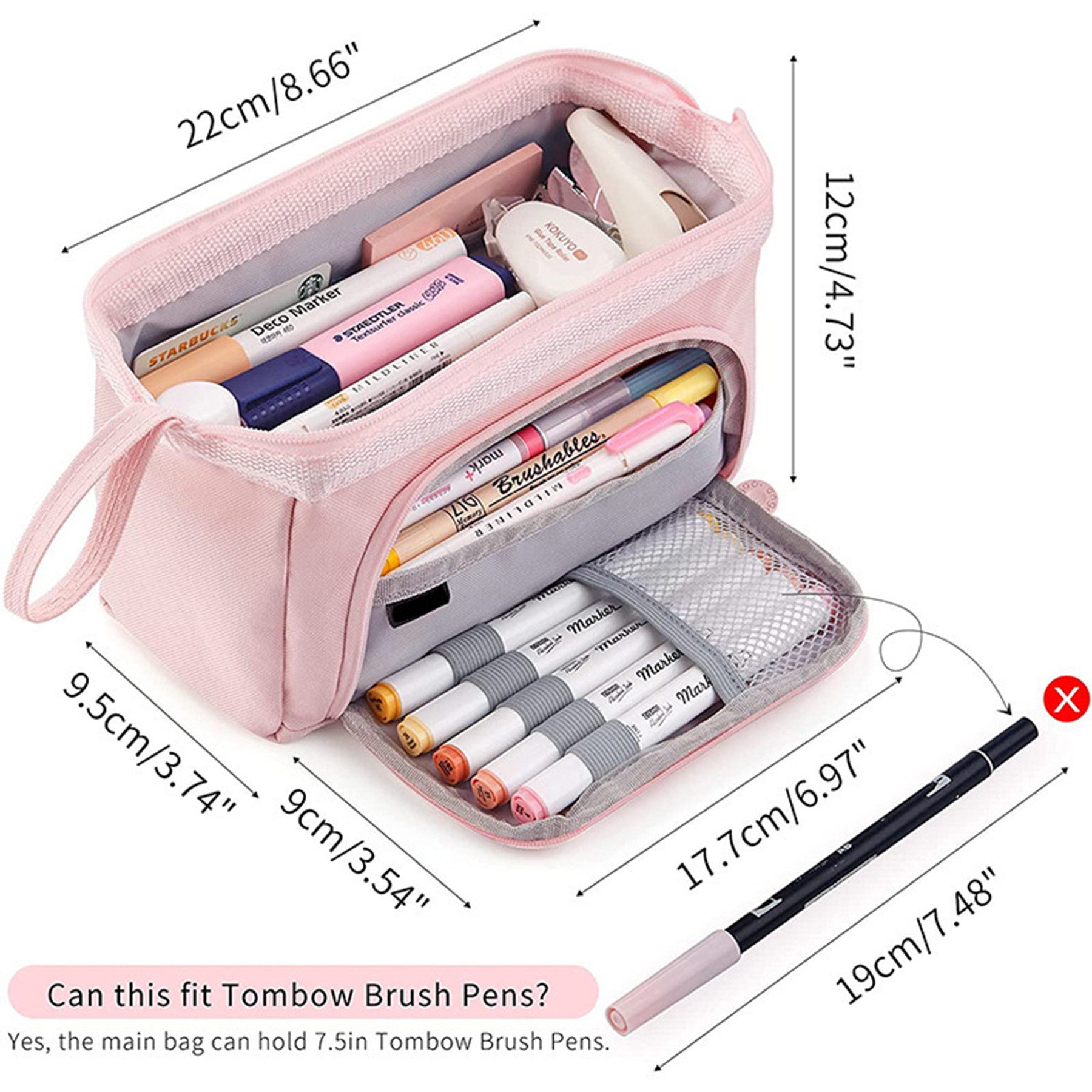 Large Capacity Pencil Pouch 3
