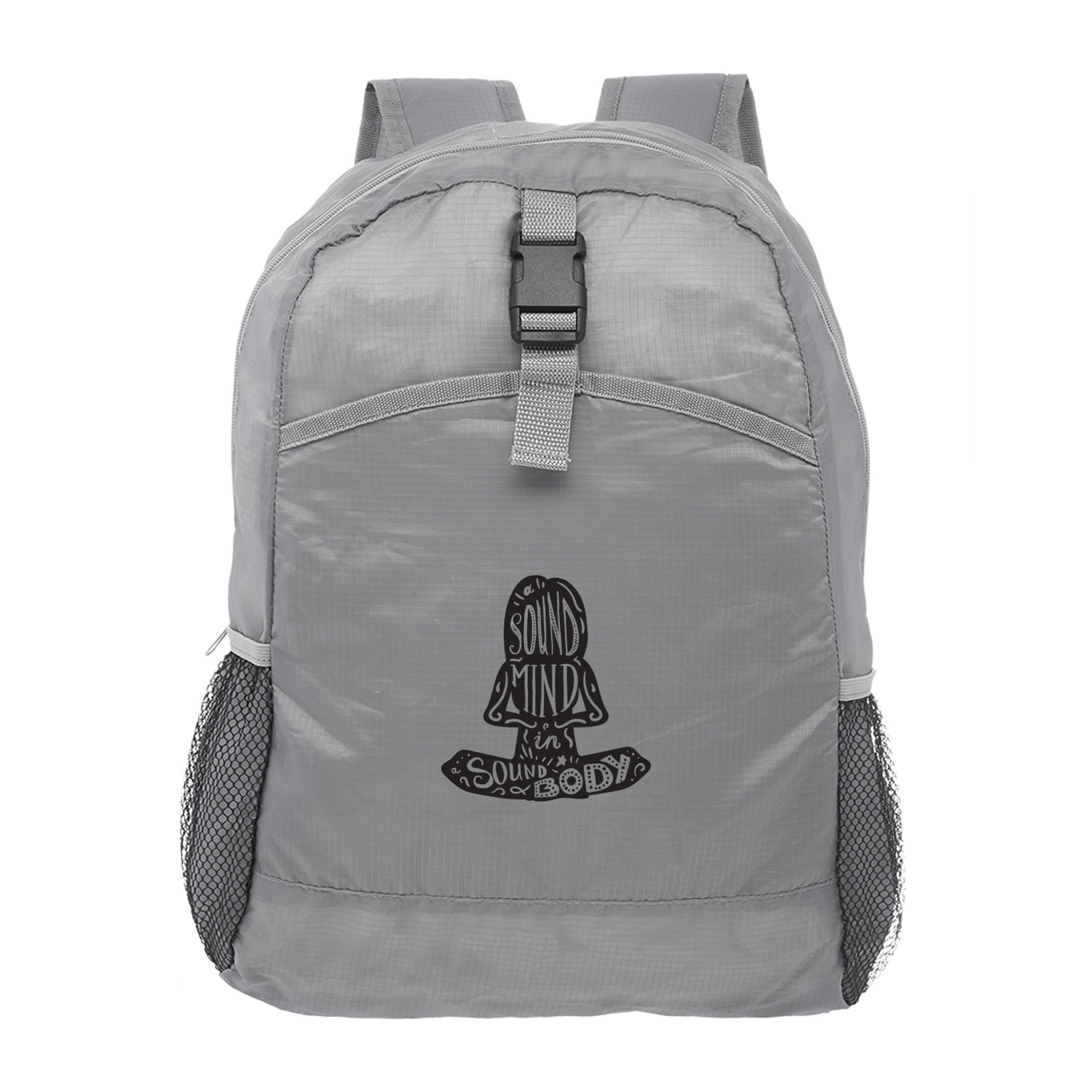 Foldable Backpack (1 Color Imprint) 2