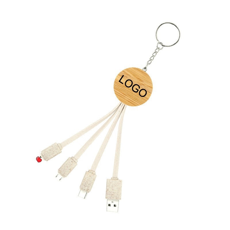 Bamboo 3-In-1 Charging Cable-ROUND 3