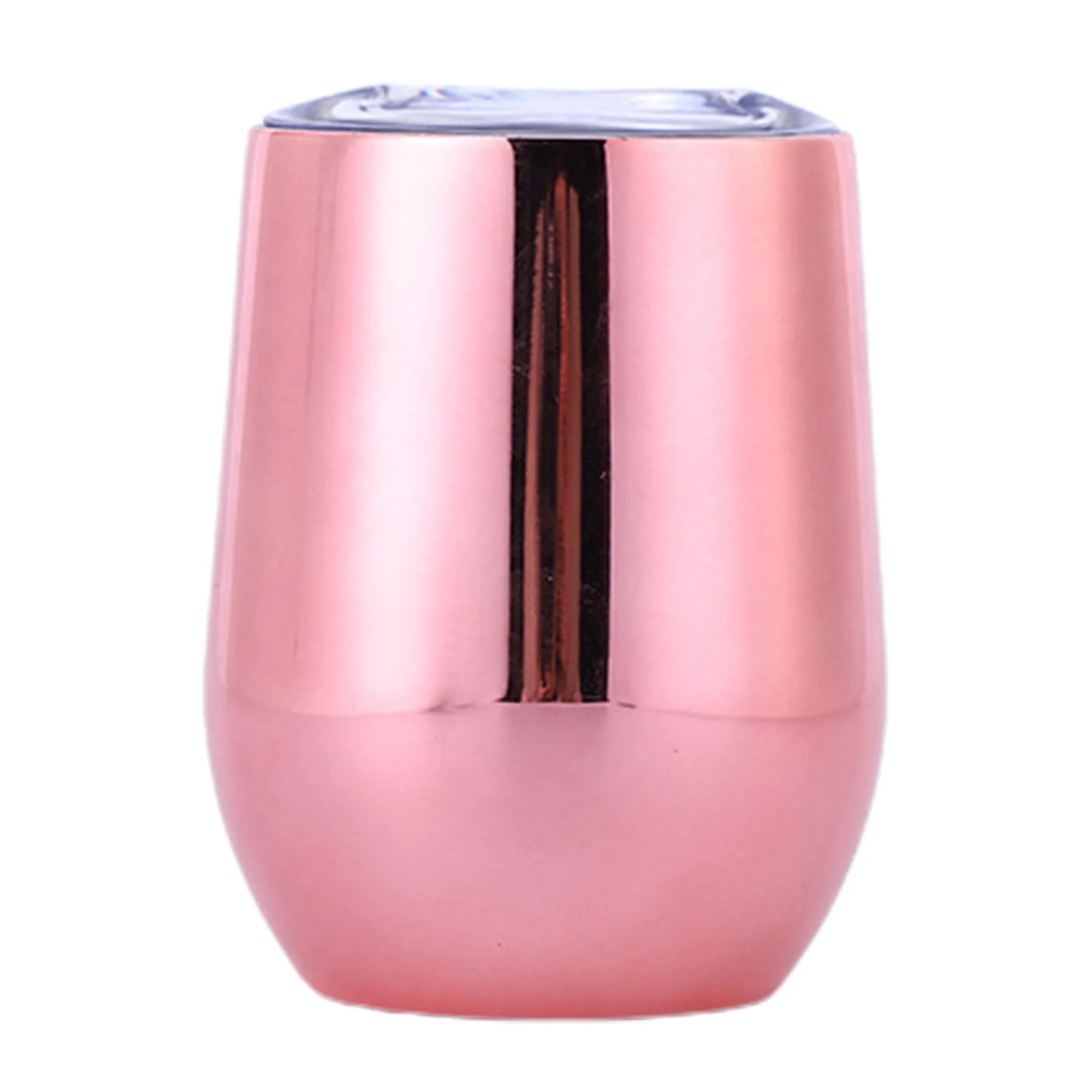 12Oz Stainless Steel Insulated Stemless Tumbler W/ Lid 2
