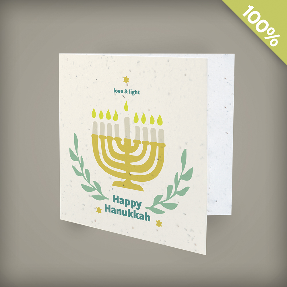 Menorah Business Hanukkah Cards 7