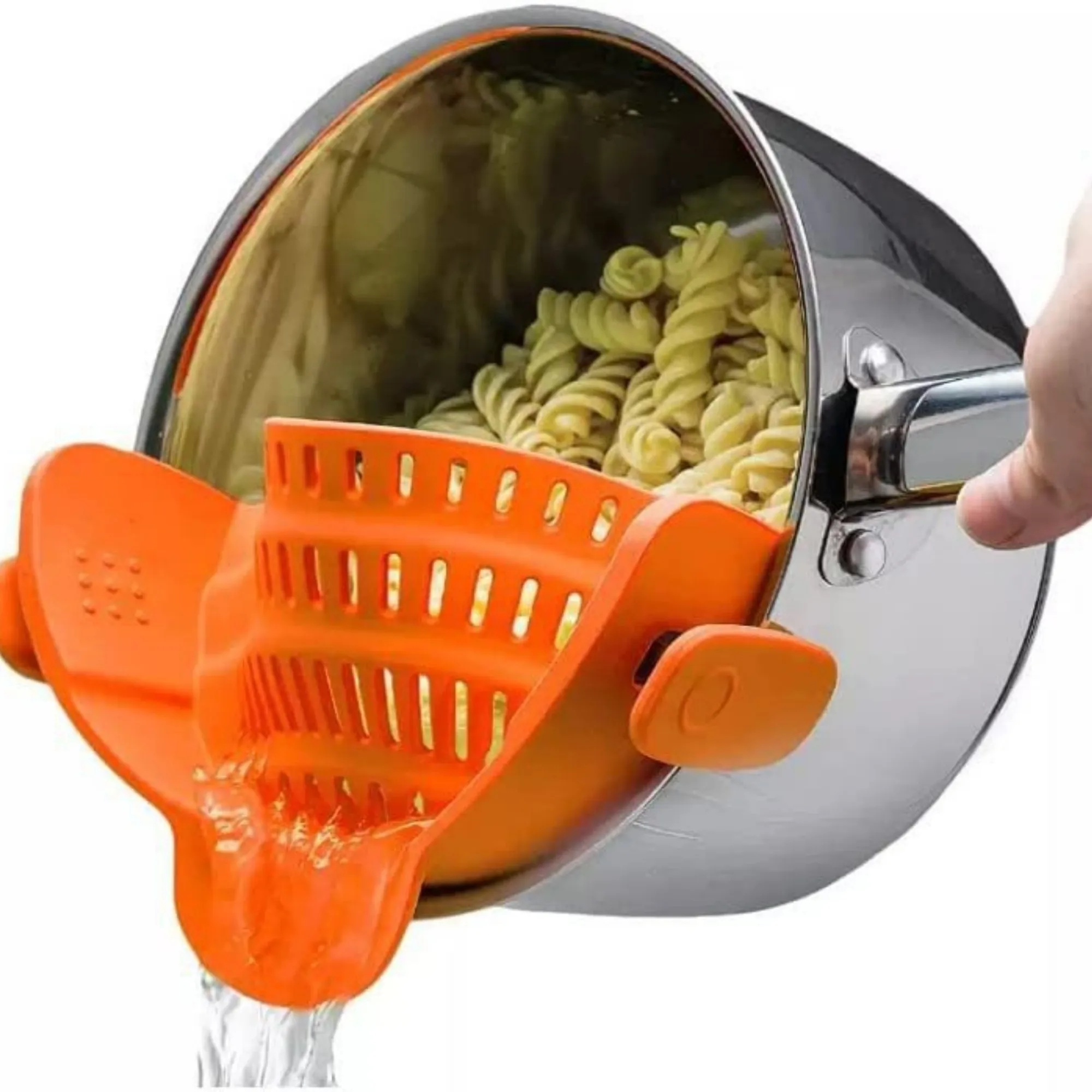 MOQ Kitchen Strain Clip On Strainer for Pots and Pans 12