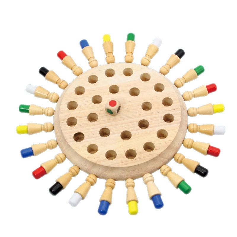 Wooden Memory Chess Game 2