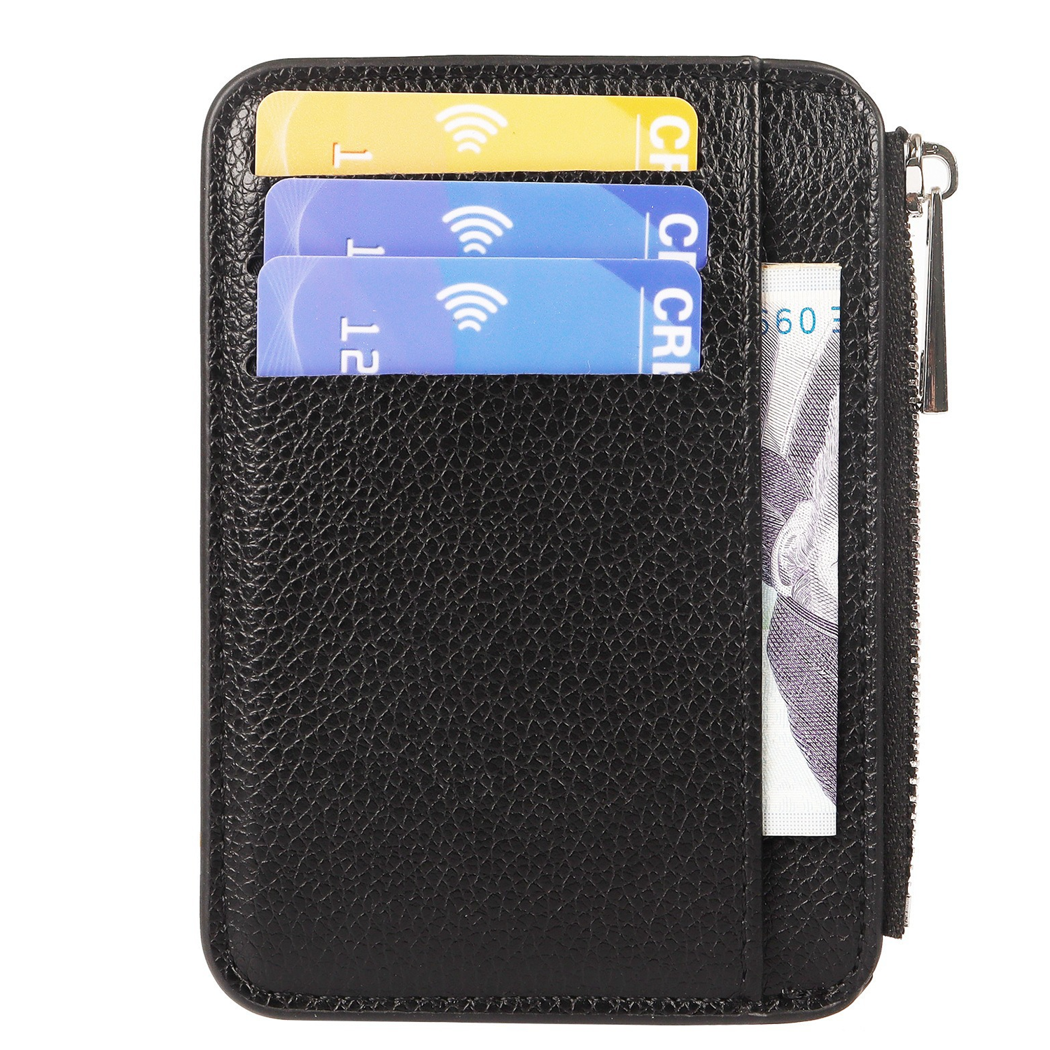 Lychee Pattern Zipper Card Wallet 4