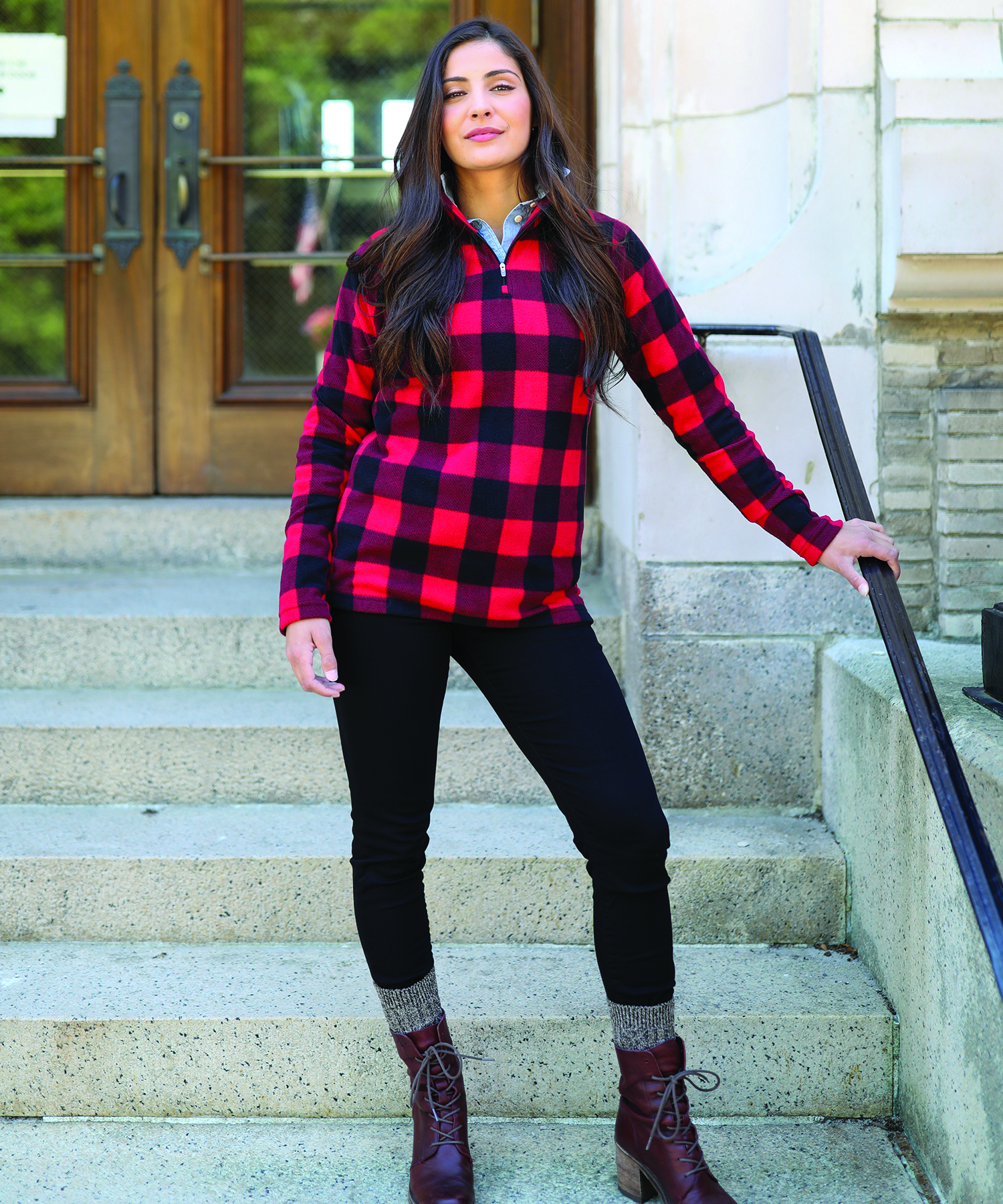 Women's Freeport Microfleece Printed Pullover