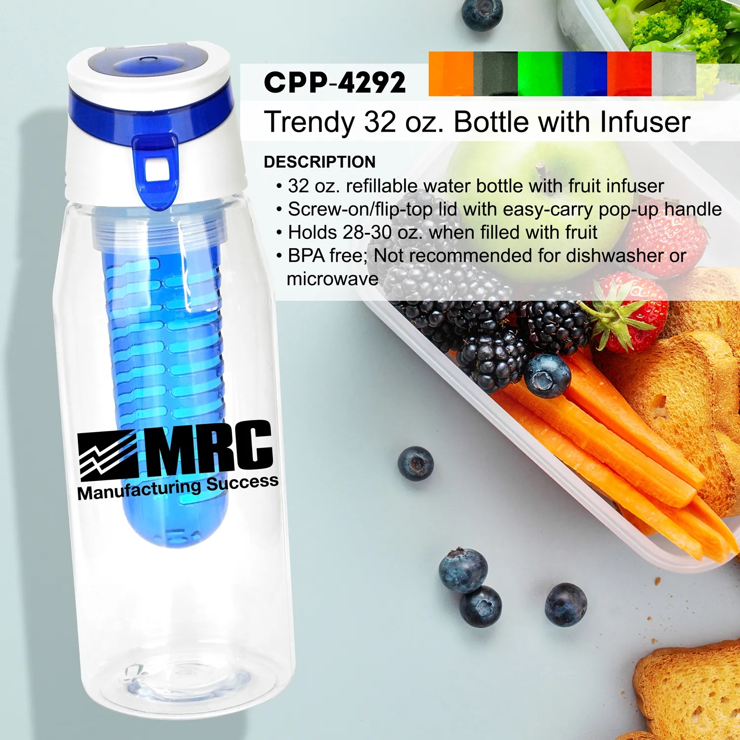 Trendy 32 oz. Bottle With Infuser 9