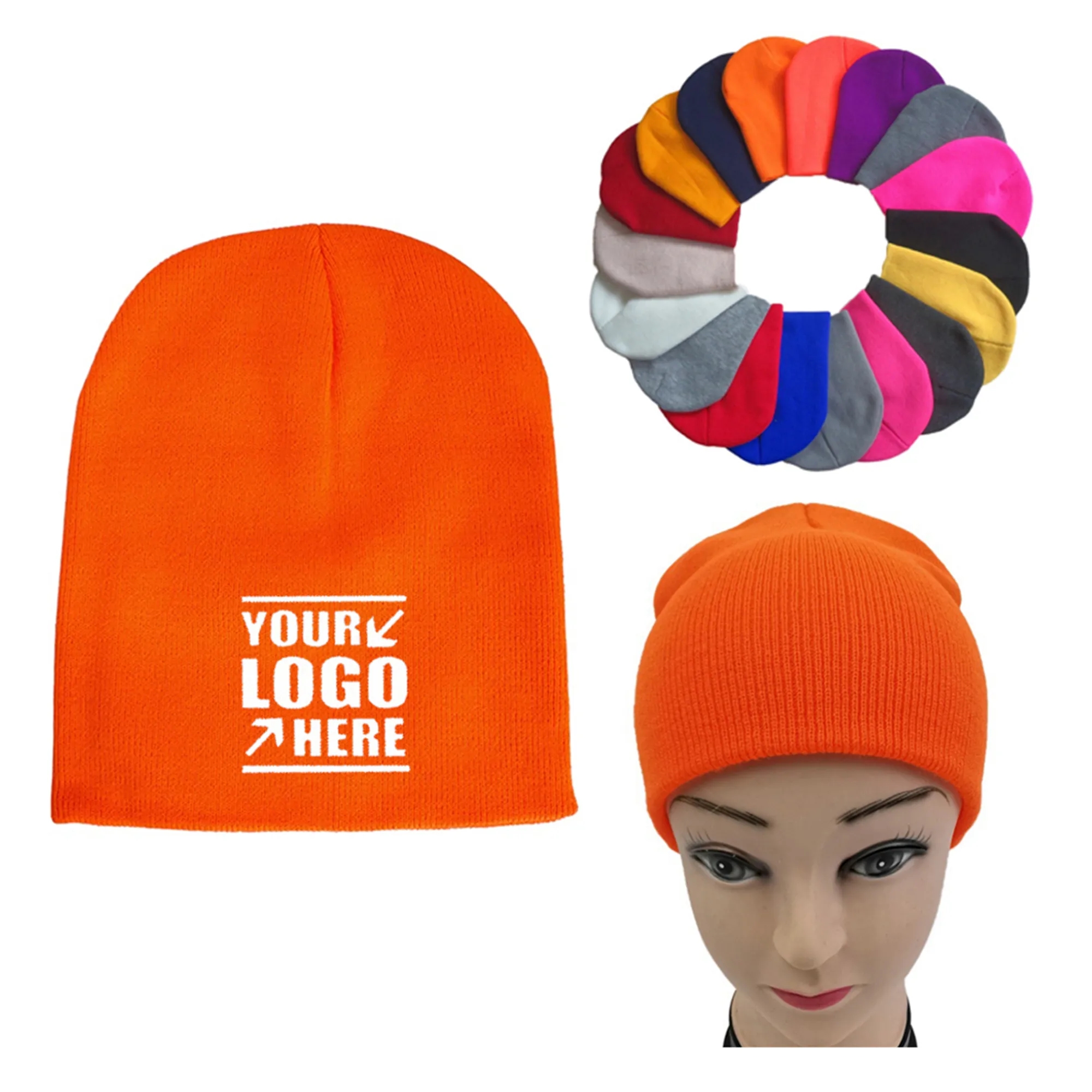 Stretchable Knit Beanie Cap 2