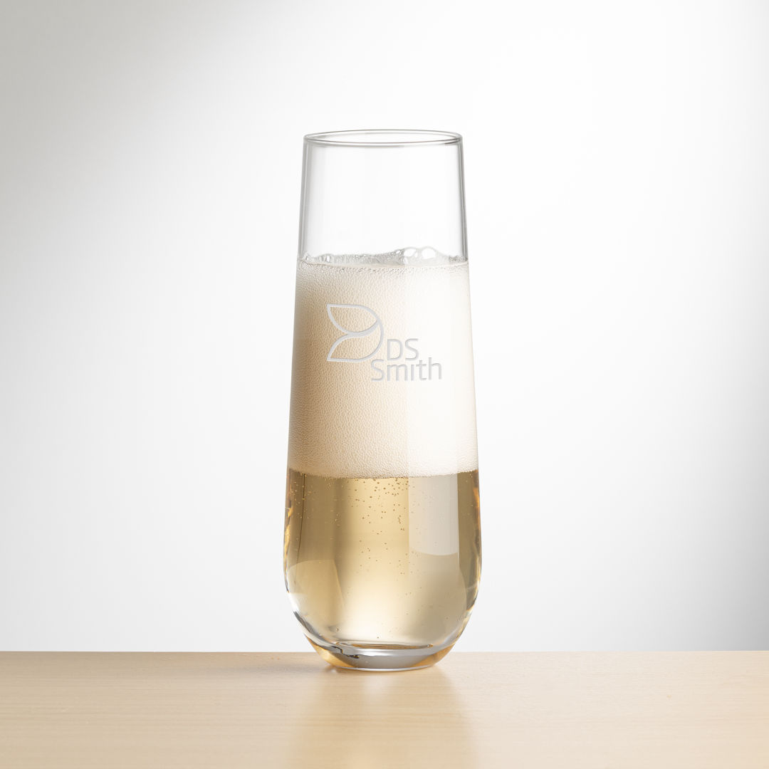 Redmond Stemless Flute - Deep Etch 9