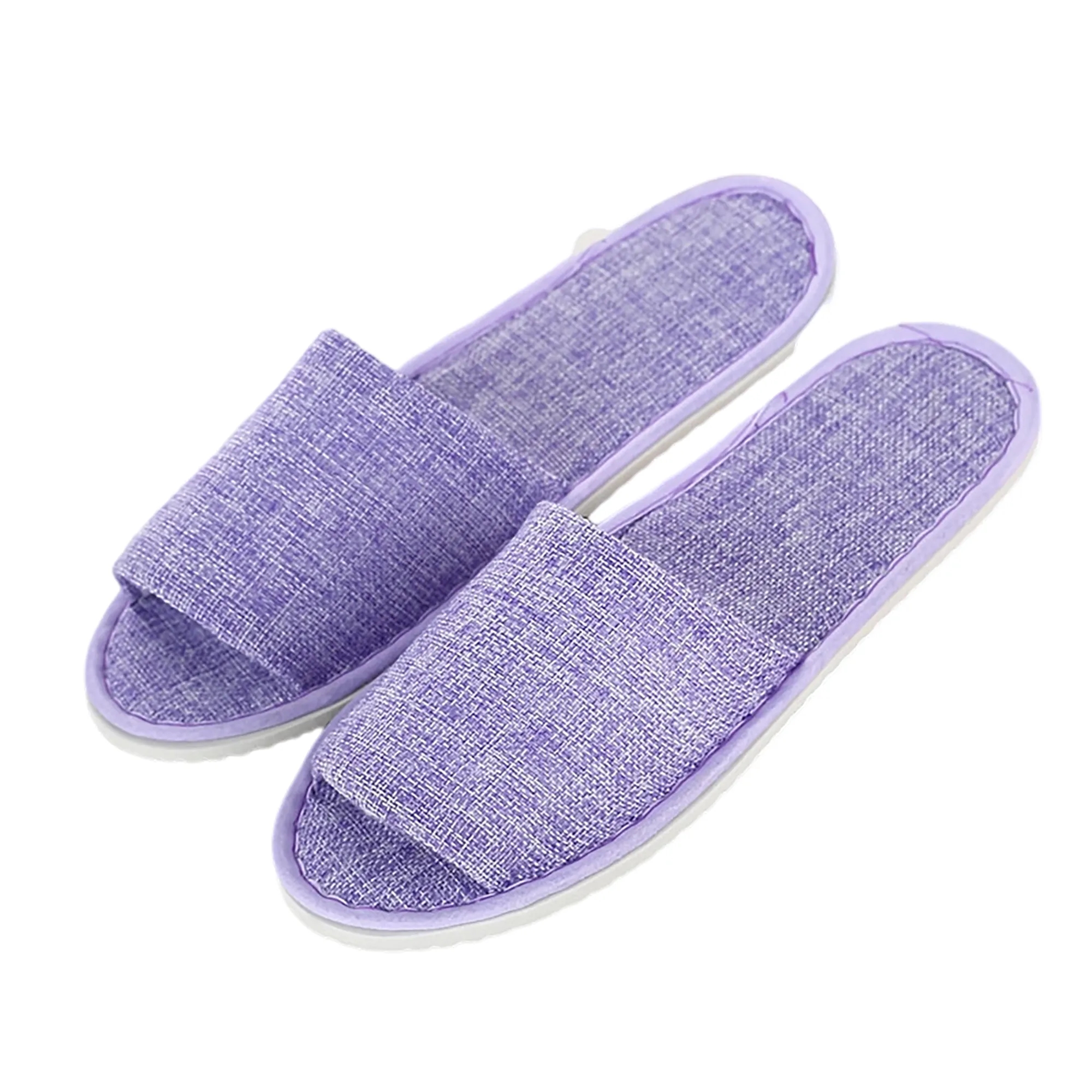 Disposable Linen Hotel Slippers 2