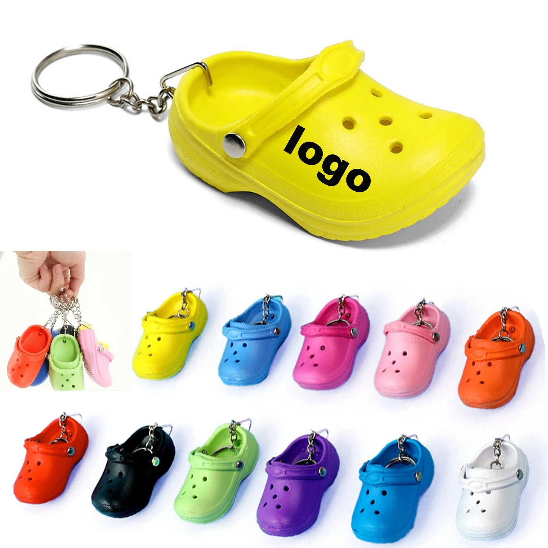 Keychain Pendant Slipper Accessories 7