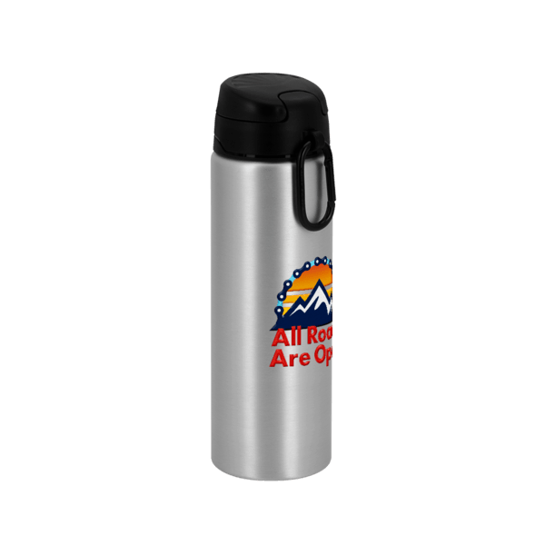 FastFlow Recycled Aluminum Bottle with Flip Lid, custom water bottle with logo imprint 142