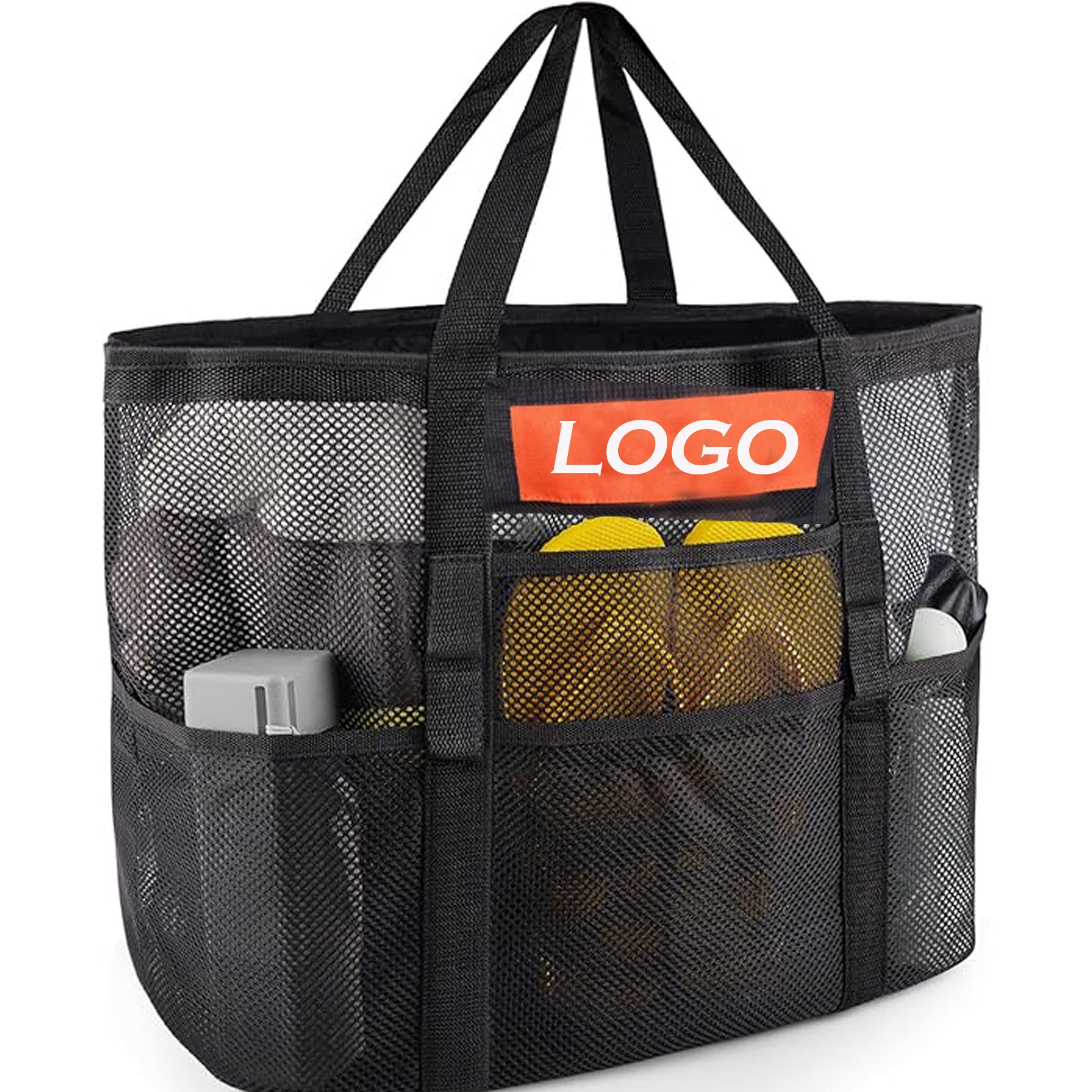 Mesh Beach Bag - Large Beach Tote Bag For Family Beach Bag