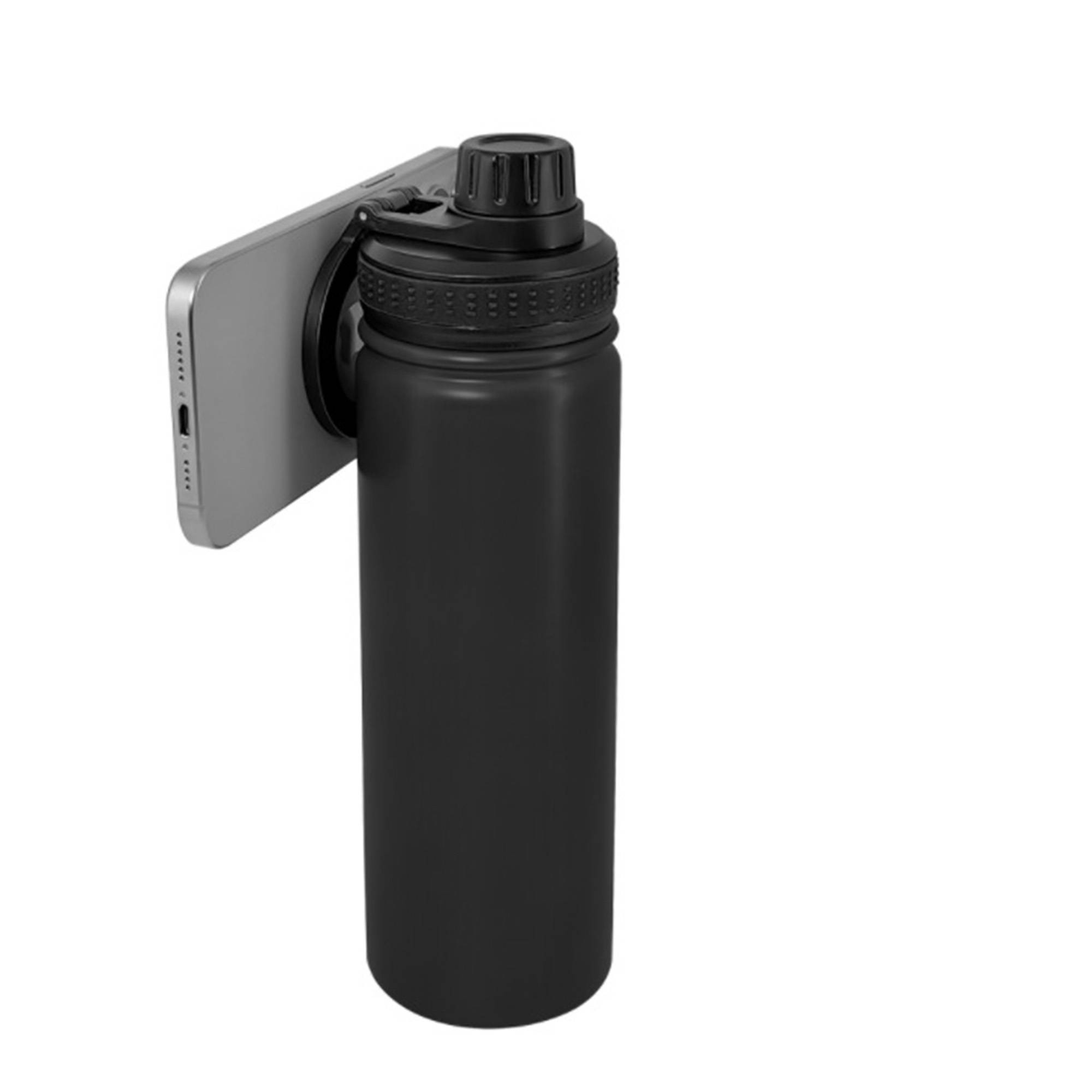 stainless steel thermos cup magnetic phone holder cover 4
