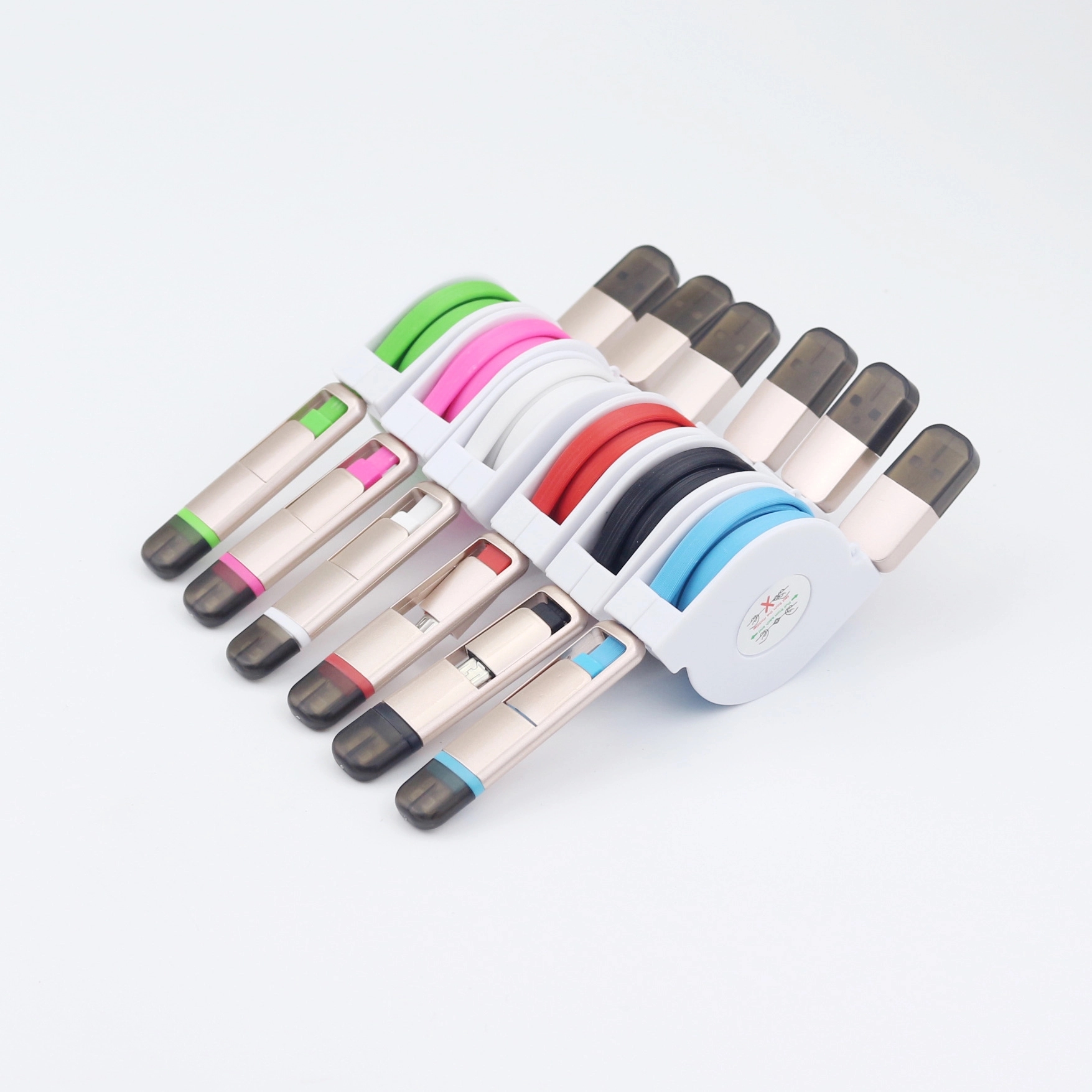 Retractable 2 in 1 charging cable 4