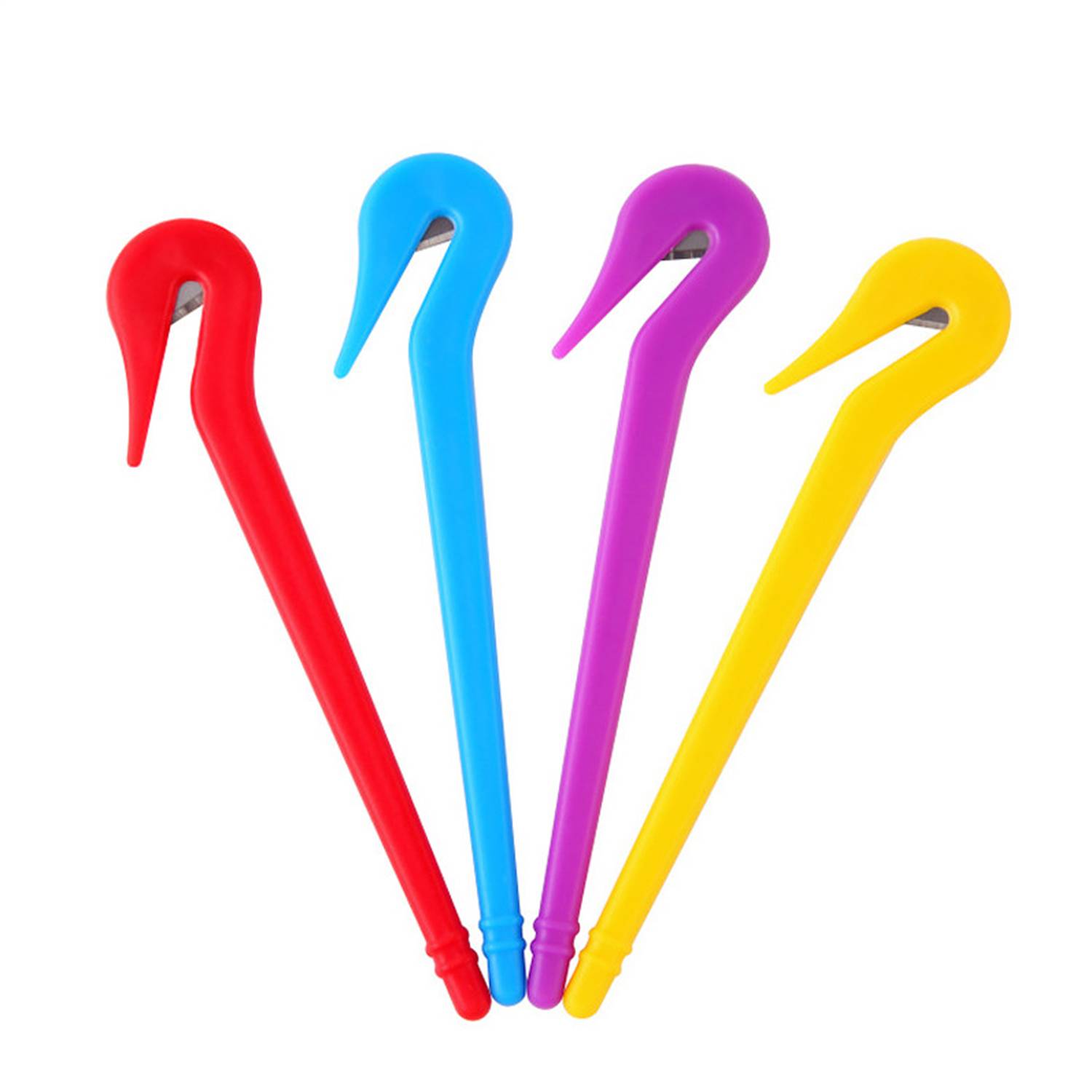Disposable rubber band hair remover with blade 4