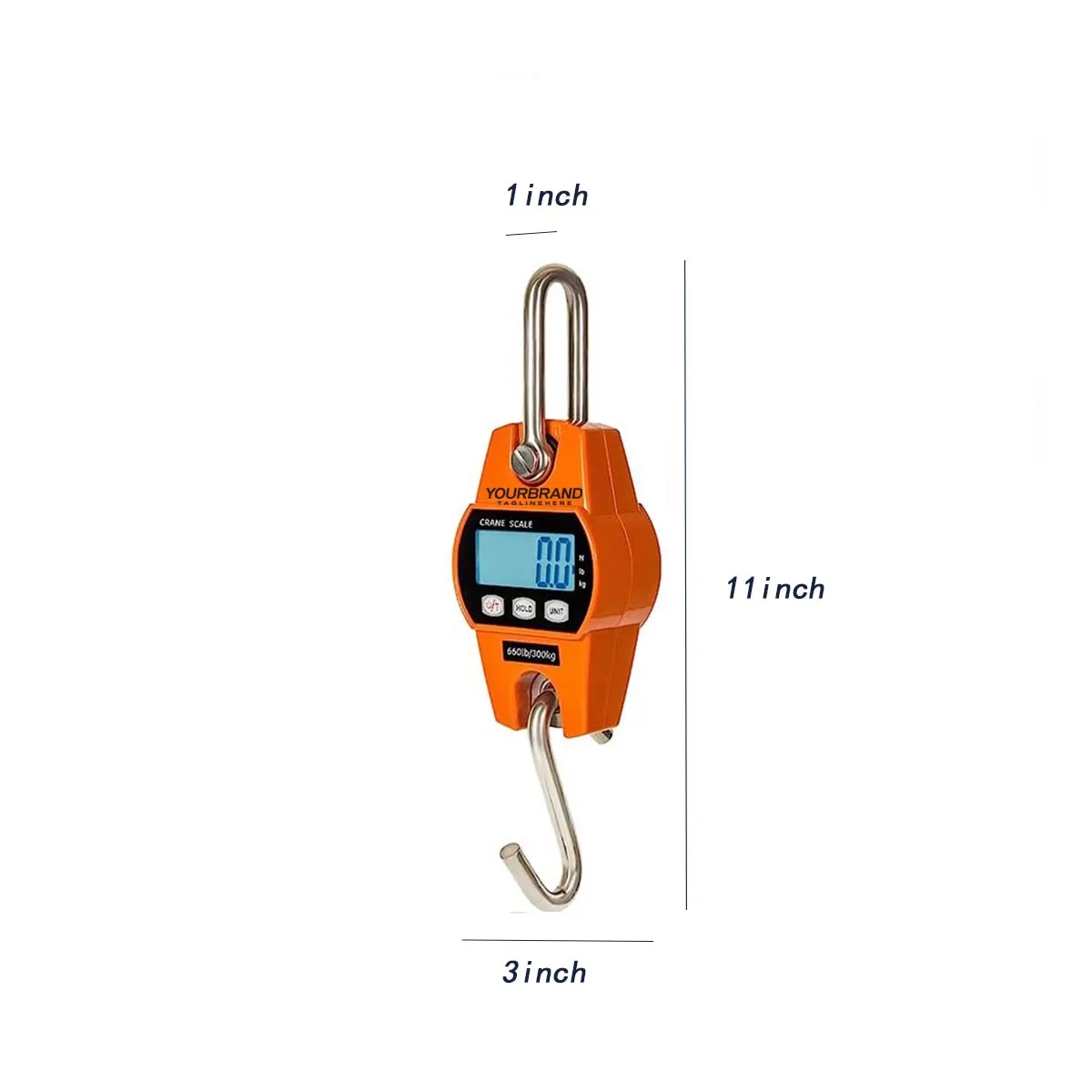 660LB Waterproof Handheld Mini Digital Hanging Crane Scale 3