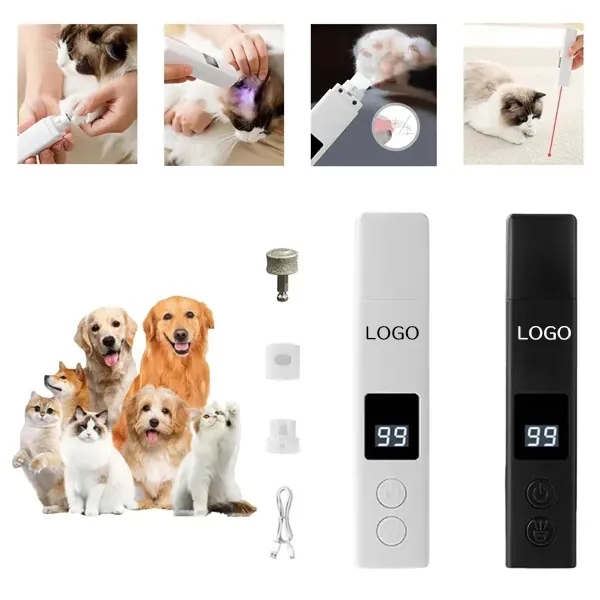 Silent Electric Pet Nail Grinder with Gentle Grooming 2