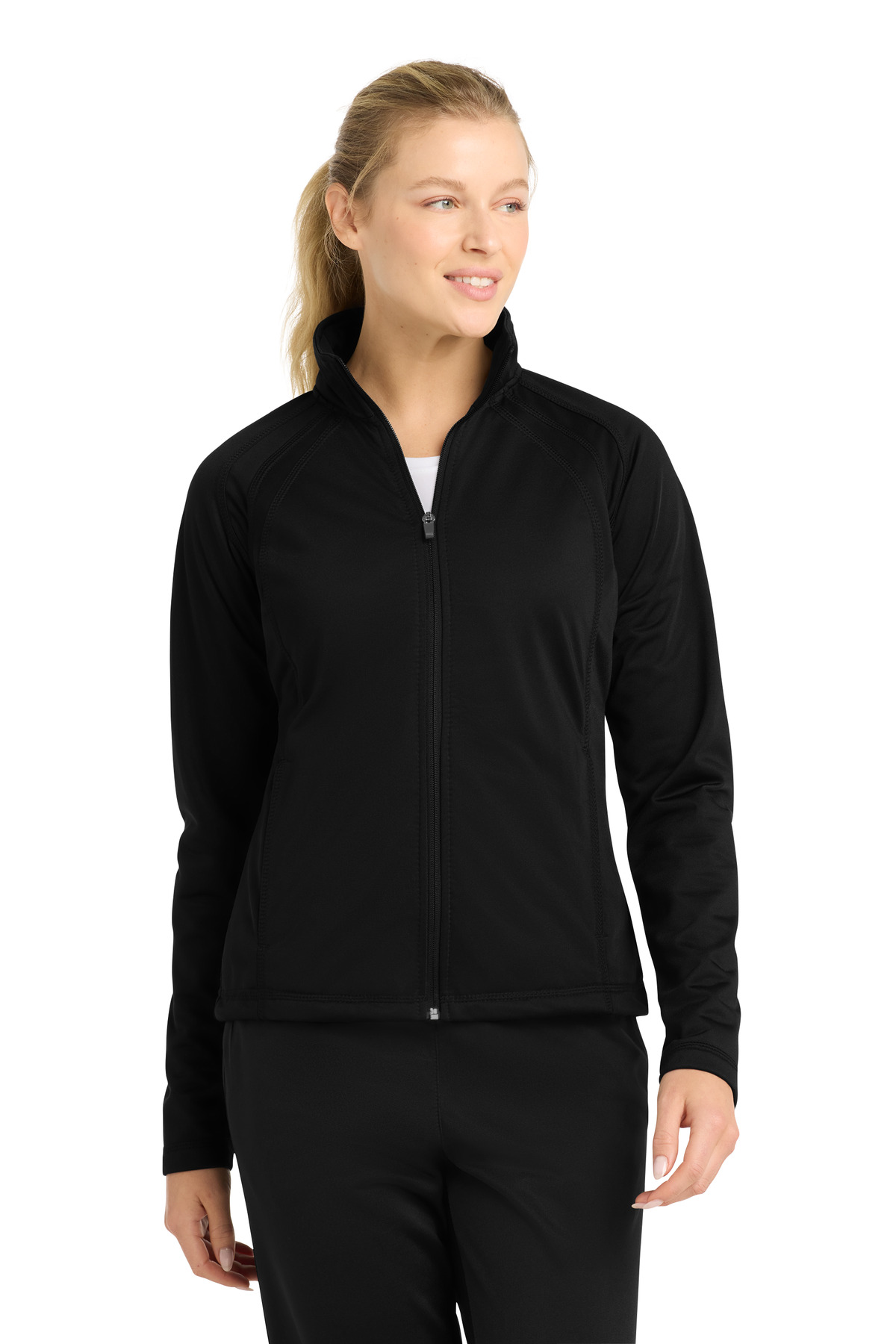 Sport-Tek Women's Tricot Track Jacket. LST90 27