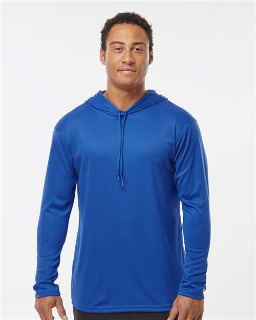 Unisex B-Core Hooded Long Sleeve T-Shirt - 4105 48
