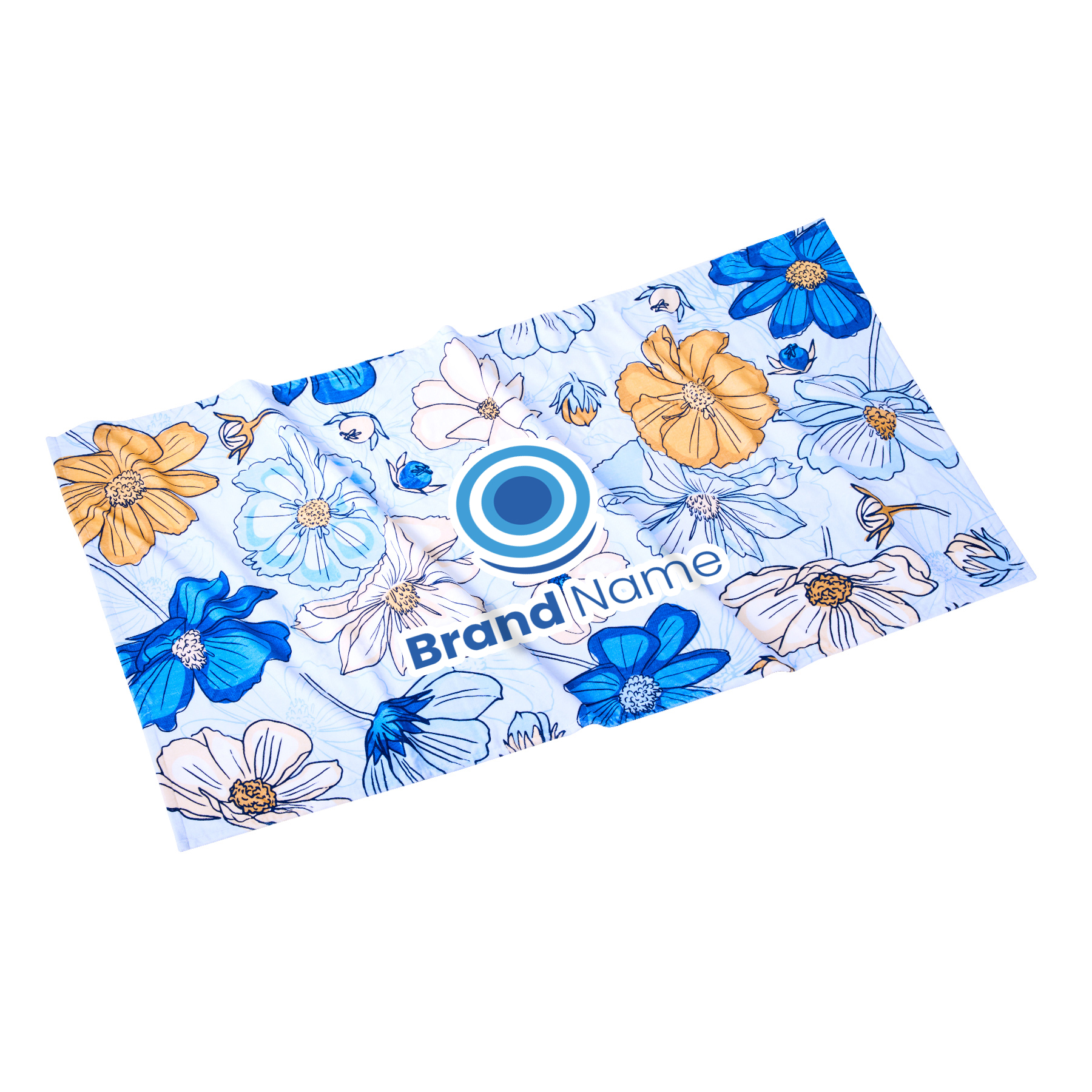 Full Color 400GSM Cotton Beach Towel 30" X 60" 2