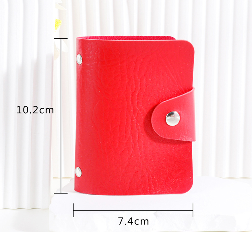 PU Leather Credit Card Cover ID Holder 2