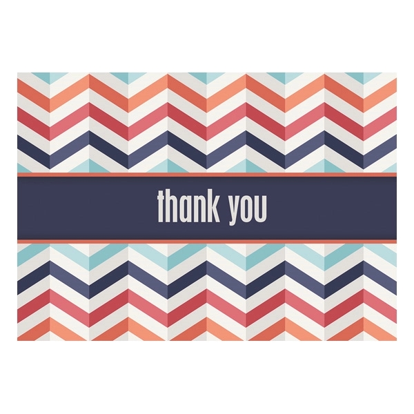 Zig Zag Thank You Cards 1