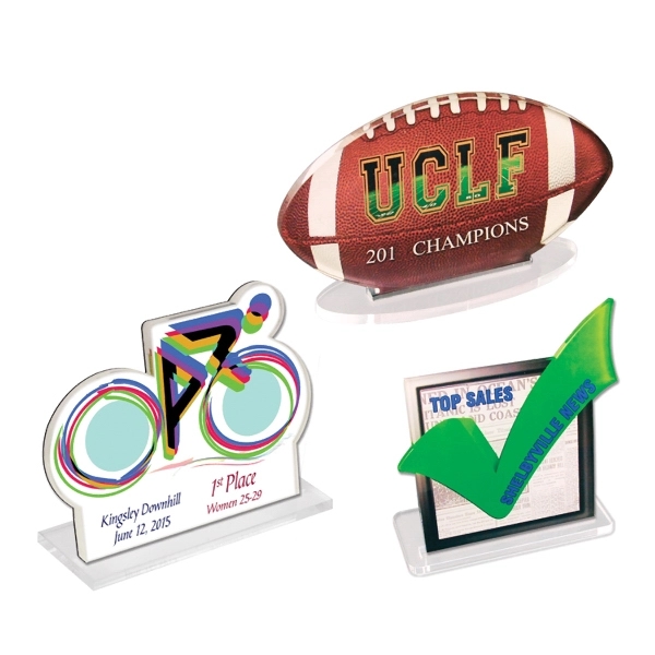 Custom Desk Plaques with slotted base 2