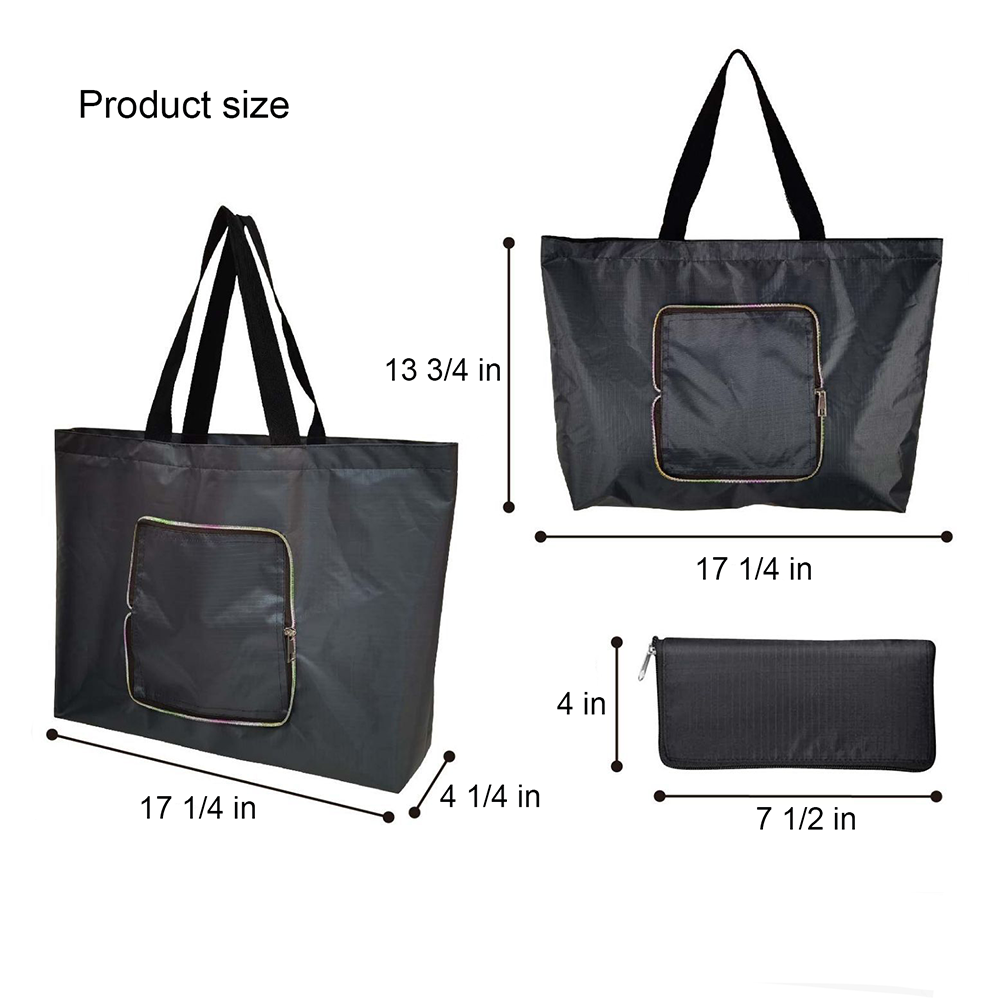 Large Capacity Shopping Tote Bag, custom tote bag with logo imprint 4