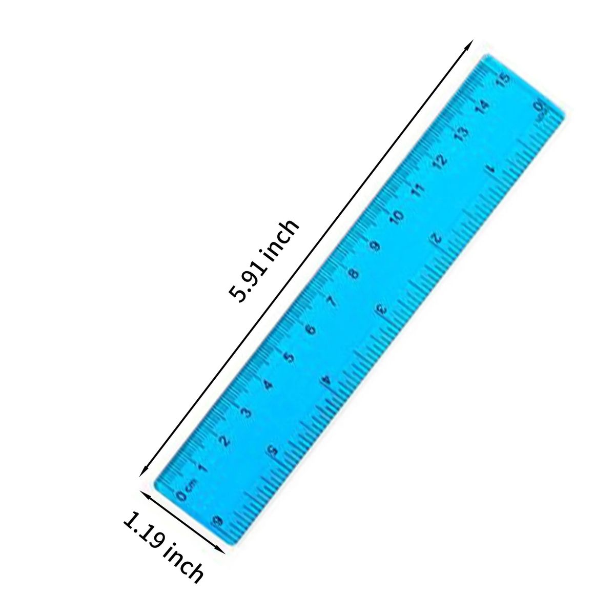 Durable Transparent Ruler for Students and Artists 5