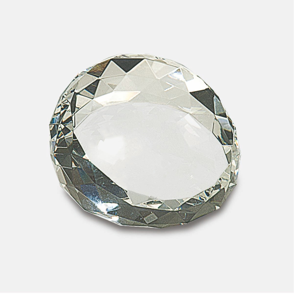 Round Crystal Paperweight 2