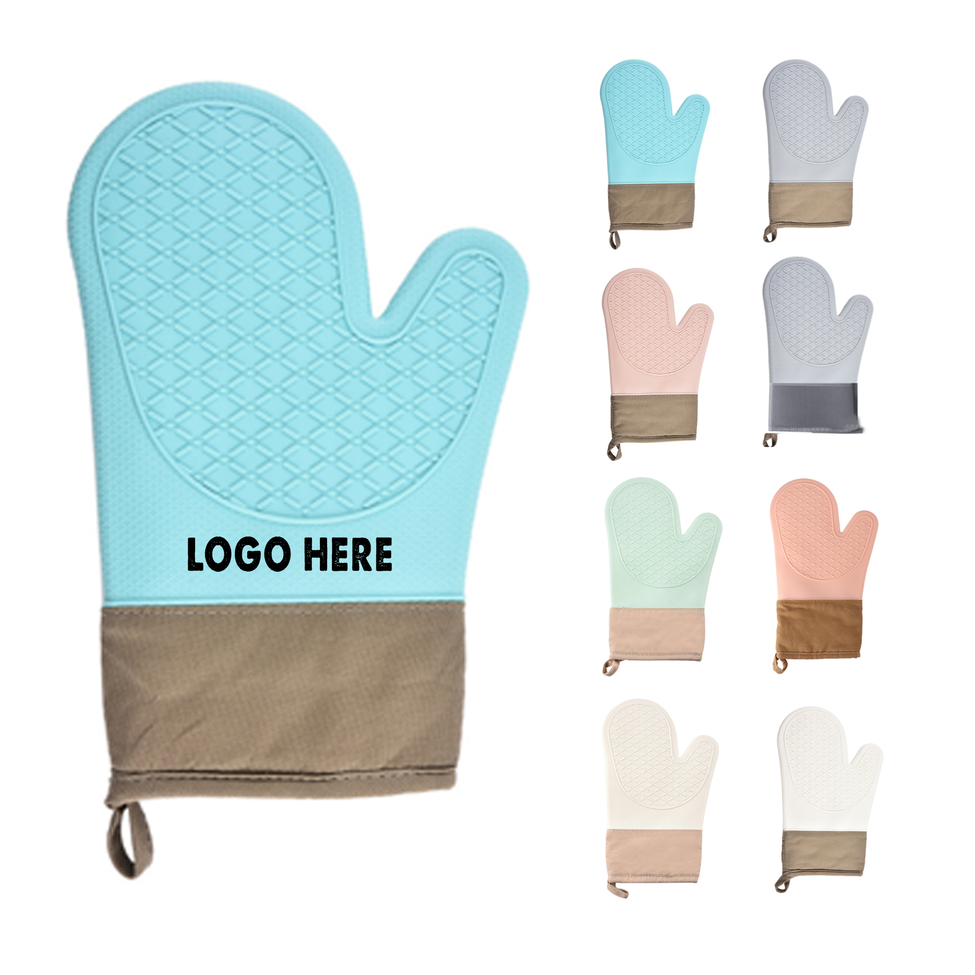 Heat Guard Silicone Cooking Mitts 8