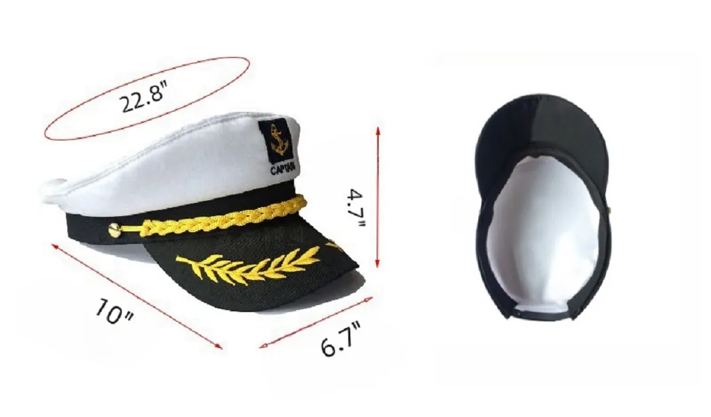 Yacht Admiral Captain Hat 6