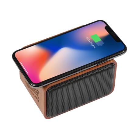 Wood Bluetooth Speaker with Wireless Charging Pad 73