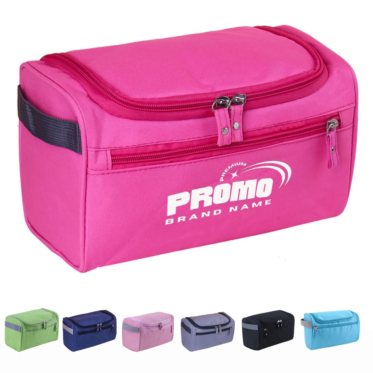 Portable Zipper Waterproof Cosmetic Toiletry Bag Kit 4
