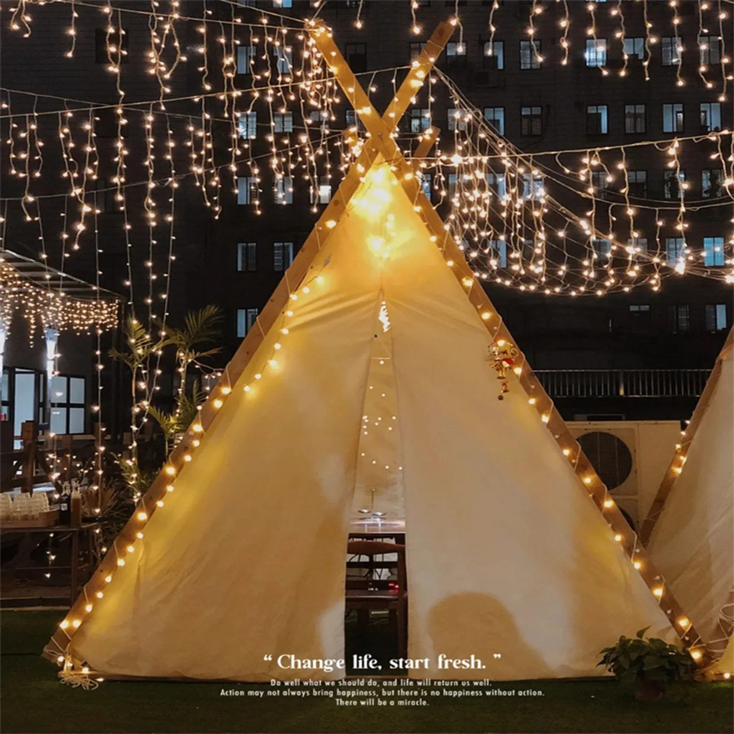 Outdoor Camping Triangle Tent 2