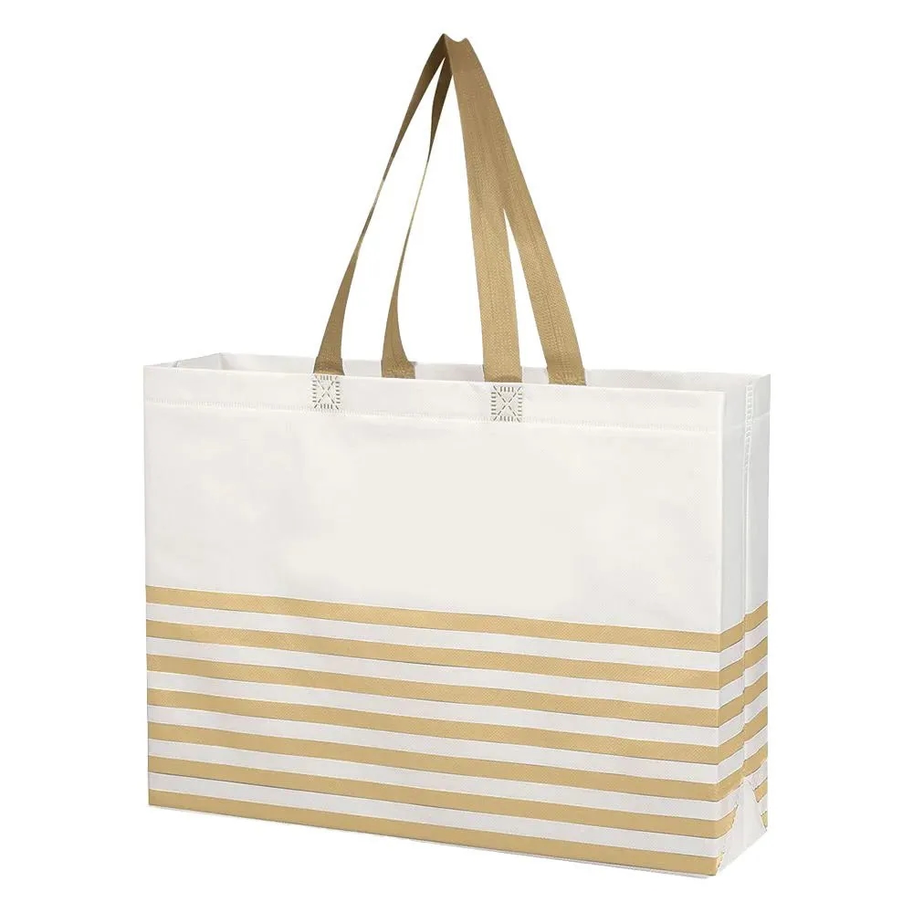 Seaside Striped Tote Bags 6