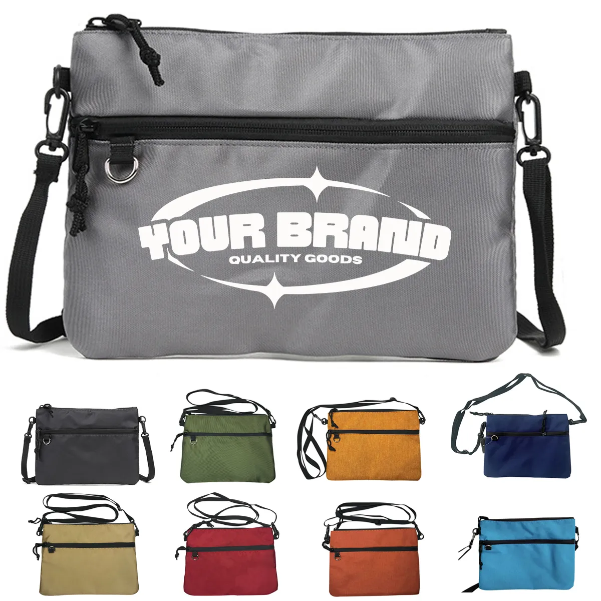 Custom Personalized Messenger Crossbody Shoulder Bag 1