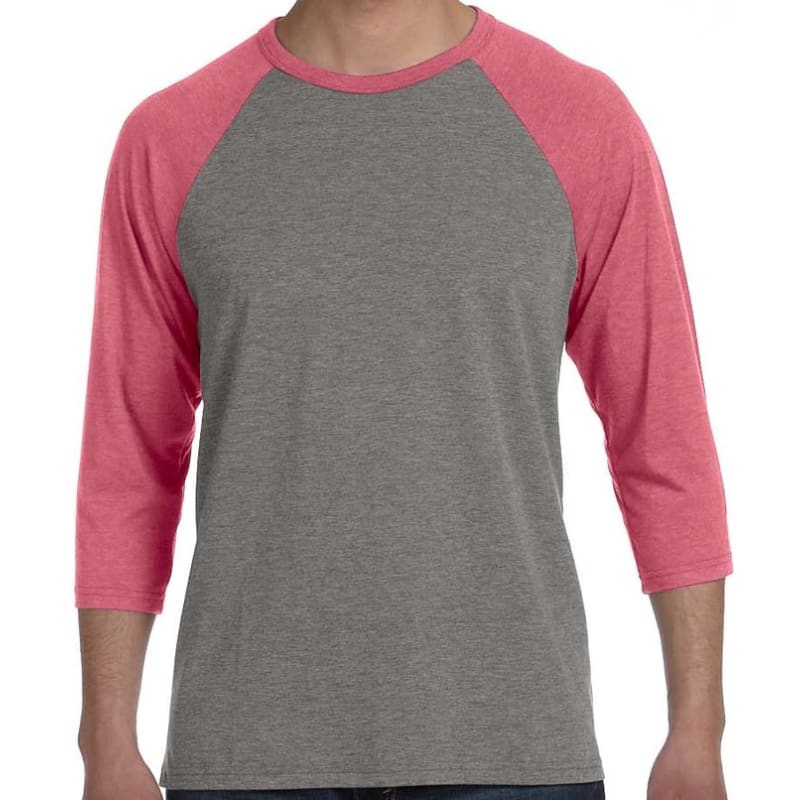 Bella Unisex 3/4-Sleeve Baseball T-Shirt 7