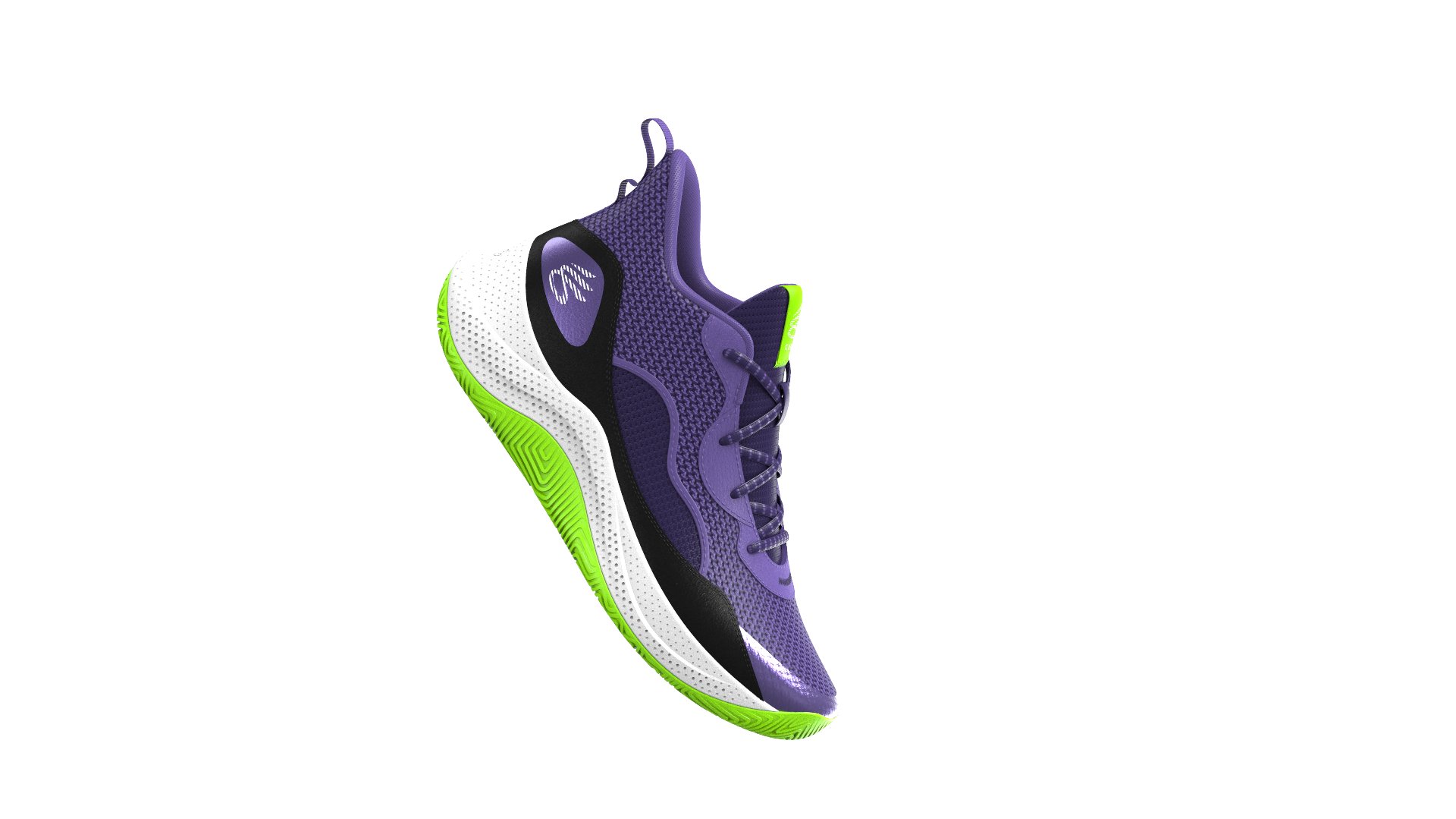 Curry 3Z 24 Suede Pre-School Basketball Shoes, custom athletic wear with logo imprint 4