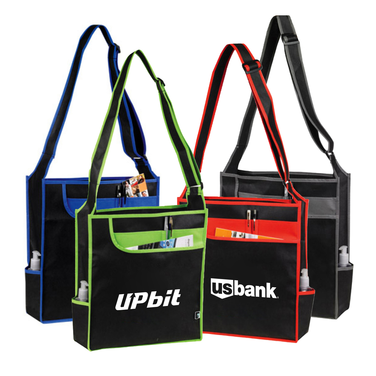 UrbanTrek Multi-Pocket Crossbody Tote 14