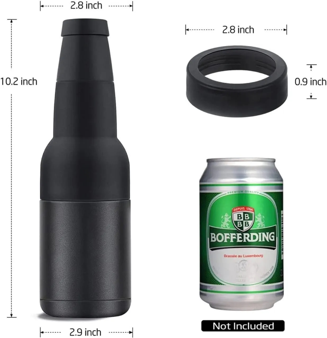 Assembly Slim Beer Holder Bottle and Can Cooler 2