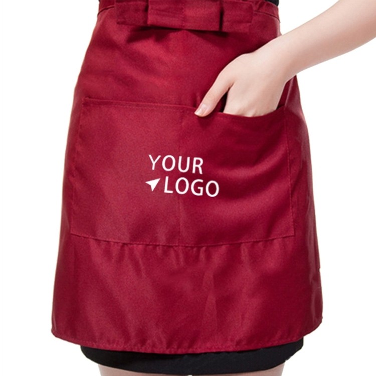 Fancy High Quality Cotton Apron With Pockets 2